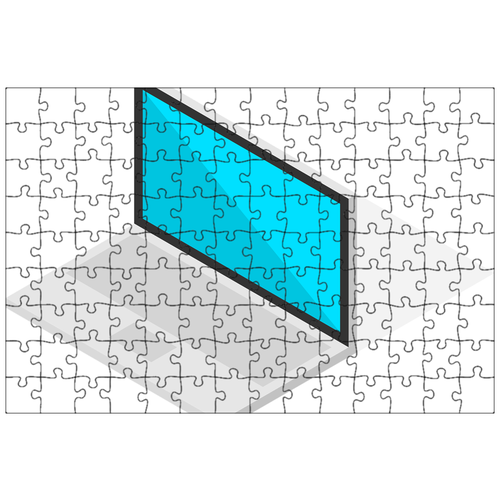 фото Магнитный пазл 27x18см."ноутбук, изометрический, технология" на холодильник lotsprints