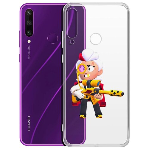 фото Чехол-накладка clear case brawl stars-белль голдхэнд для huawei y6p krutoff group