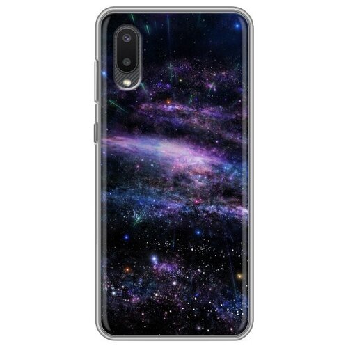 Дизайнерский силиконовый чехол для Самсунг Галакси А02 / Samsung Galaxy A02 Звезды