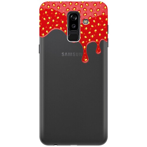 Силиконовый чехол на Samsung Galaxy J8, Самсунг Джей 8 с 3D принтом Jam прозрачный чехол gosso 723374 для samsung galaxy j8 нежные розы