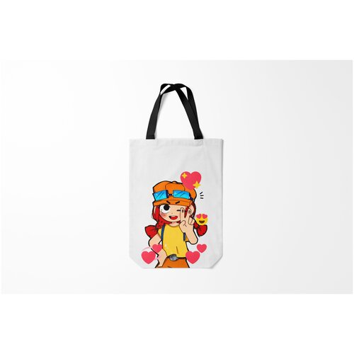 фото Сумка-шоппер / 31х42 см / геймерам / brawl stars burnettie