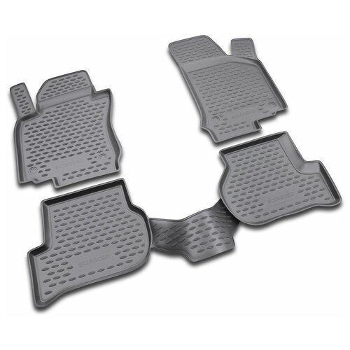 фото Коврики в салон vw scirocco 04/2009->, 4 шт. (полиуретан) nlc.51.27.210k 18021