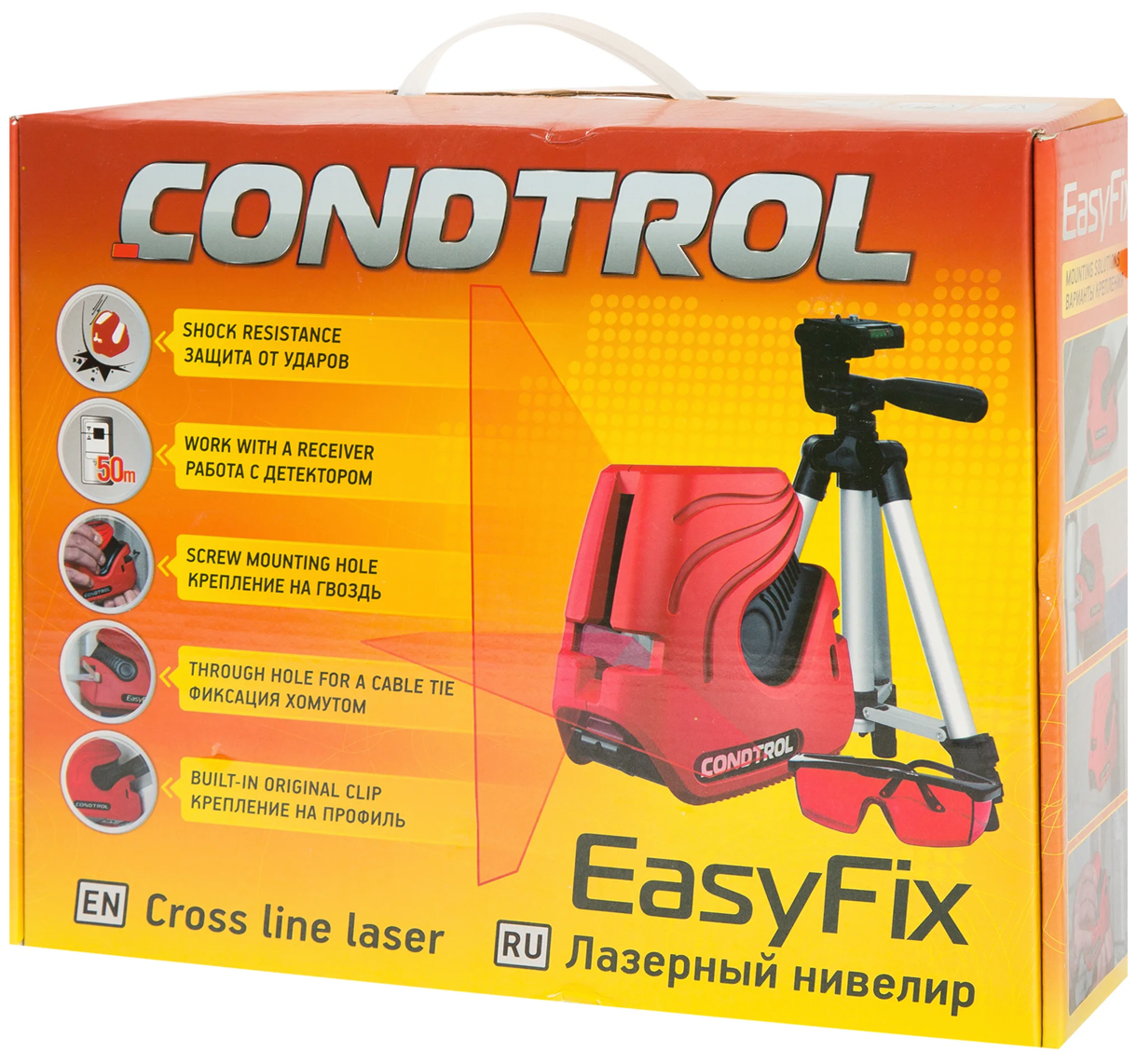 Уровень лазерный Condtrol EasyFix с дальностью до 10 м - фотография № 9