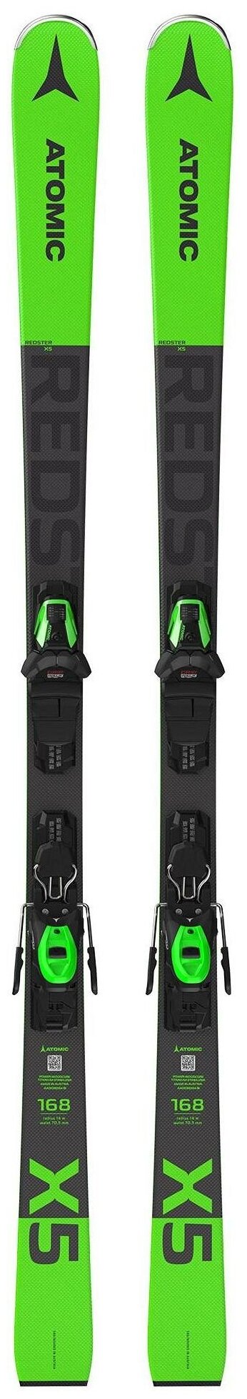 Горные лыжи Atomic Redster X5 + M 10 GW Green (21/22) (168)