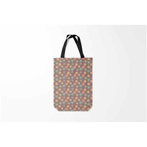 фото Сумка-шоппер / 31х42 см / тренды / цветы разные burnettie