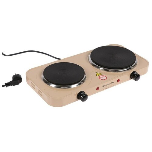 Плитка электрическая ENERGY EN-903E 2500 Вт 2 конфорки бежевая 397200₽