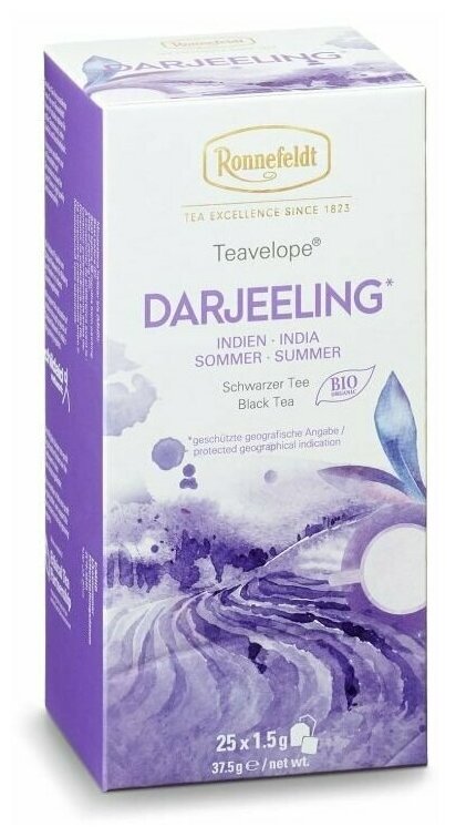 Ronnefeldt Teavelope Darjeeling BIO черный чай 25 пак