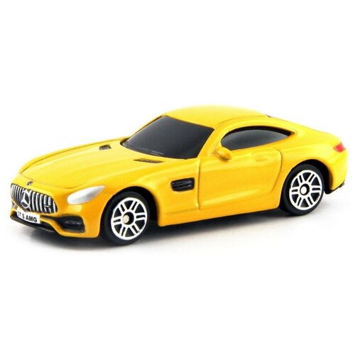 Машина металлическая RMZ City 1:64 Мерседес Бенц GT S AMG 2018 (желтый) Uni Fortune 344992S-YL машина металлическая rmz city 1 64 mercedes benz gt s amg 2018 без механизмов серый матовый цвет