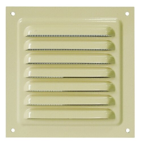 Вентиляционная решетка VENTS МВМ 125 с 125 x 125 мм бежевый 125 мм 125 мм