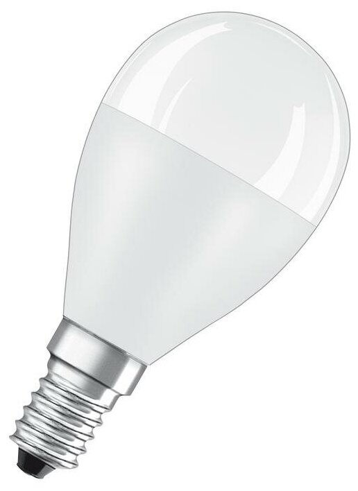 Лампа светодиодная LED Value LVCLP75 10SW/830 10Вт шар матовая E14 230В 10х1 RU OSRAM 4058075579712