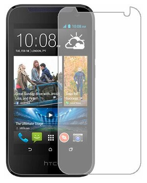 HTC Desire 310 dual sim защитный экран Гидрогель Прозрачный (Силикон) 1 штука