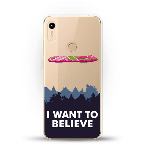 фото Силиконовый чехол i want to believe на honor 8a andy & paul
