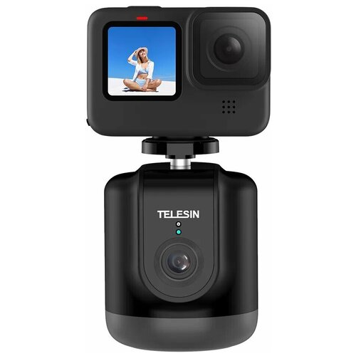 удлинитель 16 5 см легкий telesin gopro sjcam insta360 Умная платформа Telesin с трекером лица для экшен камер GoPro, DJI Osmo Action и телефонов