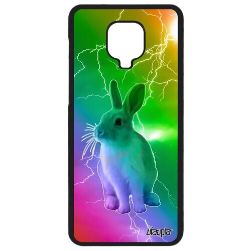 фото Красивый чехол на смартфон // xiaomi redmi note 9s // "кролик" пушистый стиль, utaupia, цветной