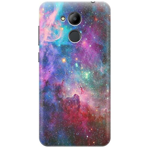 фото Gosso ультратонкий силиконовый чехол-накладка для honor 6c pro с принтом "волшебный космос"