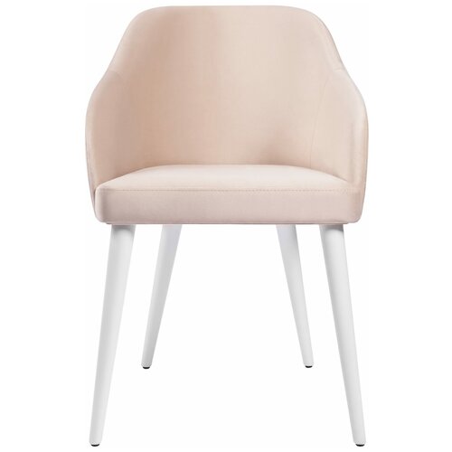 Стул Эвиан из велюра, Corsastyle, бежевый