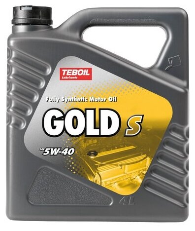 Моторное масло Teboil Gold S 5W-40 синтетическое 4 л