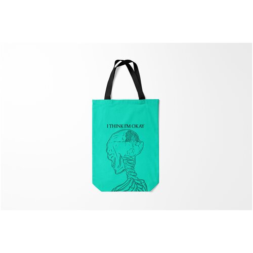 фото Сумка-шоппер / 31х42 см / rap / machine gun kelly i think im okay burnettie