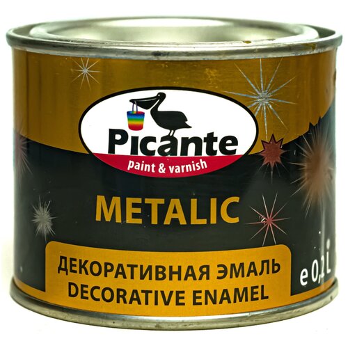 Декоративная эмаль Picante METALIC RAL 3030 медь 0,2кг 11370-3030.0,2