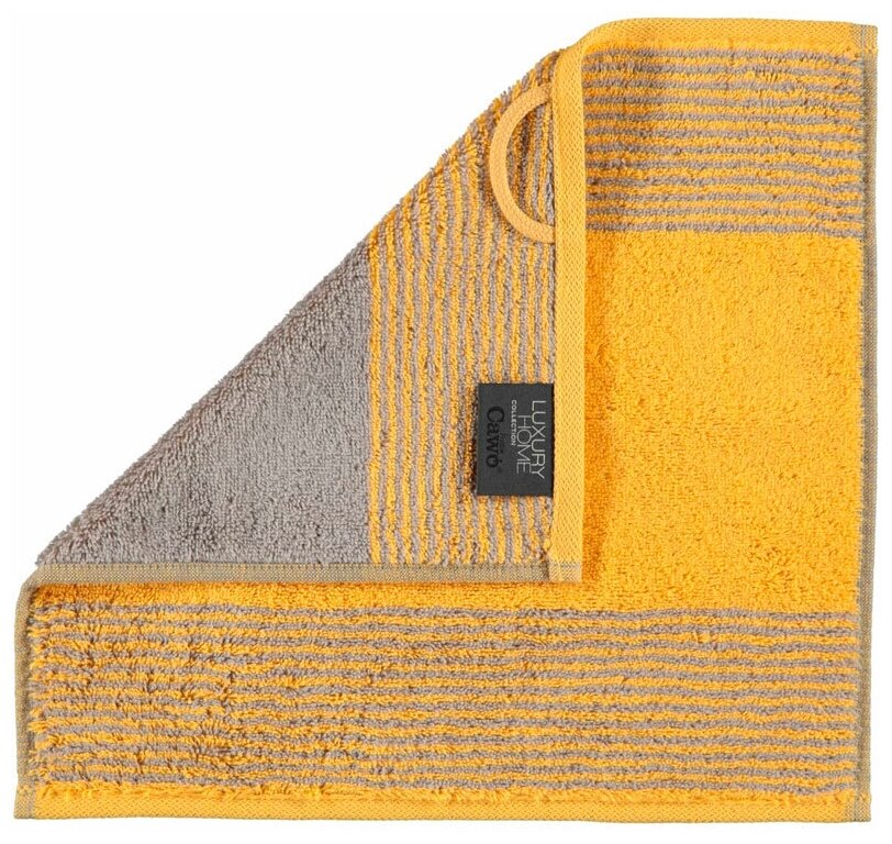 Полотенце махровое Cawo Two-Tone 80x150см, цвет желтый CAWÖ - фото №9