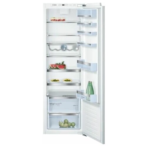 Встраиваемый холодильник BOSCH KIR81AF30M Series 6, 177,5 x 55 см, 321 л, 37 дБ, регулируемые полки, усиленная вентиляция, FreshSense