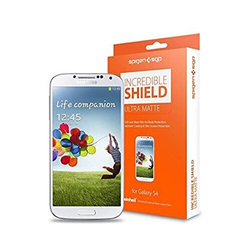 фото Набор защитных пленок spigen для galaxy s4 - incredible shield ultra matte - sgp10194