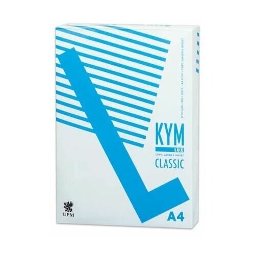 Бумага офисная Kym Lux Classic А4, марка C, 80 г/кв. м, (2 пачки по 500листов) бумага офисная а4 класс c kym lux classic 80 г м2 500 л финляндия белизна 150% cie