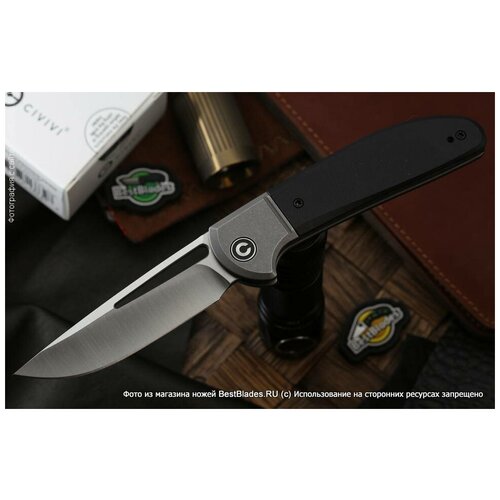 Складной нож Kizer Knives Contrail сталь 154CM, зеленая G-10 складной нож kizer c01c xl сталь 154cm рукоять зеленая g10