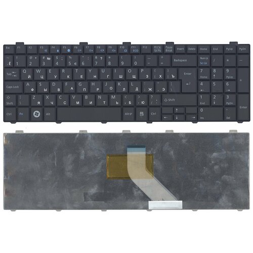 Клавиатура для ноутбука AMPERIN Fujitsu Lifebook AH530 AH531 NH751 черная 688₽