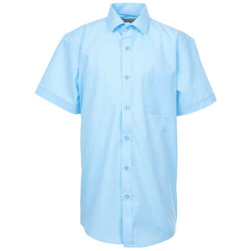 Рубашка детская Tsarevich PT967-K, размер 140-146 голубого цвета