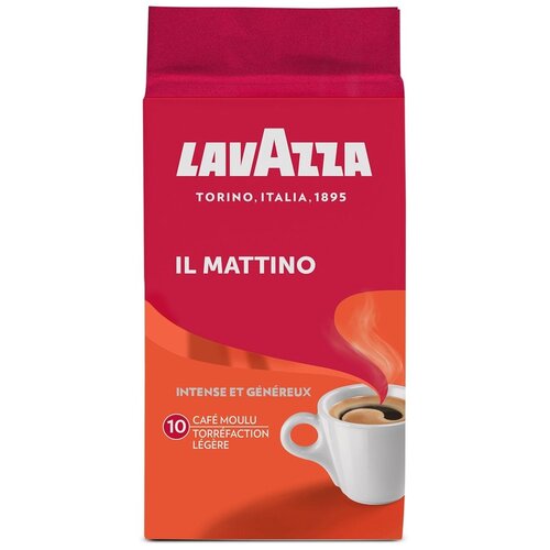 Кофе молотый Lavazza IL Mattino вакуумная упаковка, 250 г, вакуумная упаковка