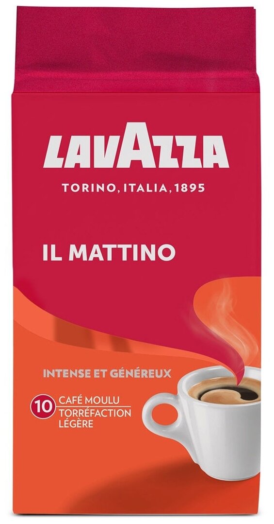 Кофе молотый Lavazza IL Mattino вакуумная упаковка, 250 г