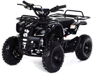 MOTAX Квадроцикл ATV Mini Grizlik Х-16 с электростартером и пультом, черный