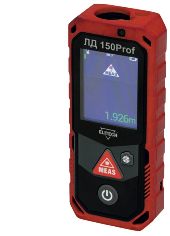 Дальномер ELITECH ЛД 150Prof (150м, видеокамера, приложение, измер. угла наклона гор/верт)