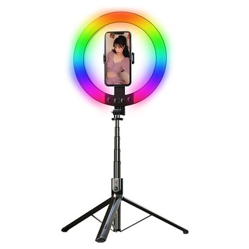 Кольцевая лампа Selfie Stick Tripod Bluetooth RGB P100 278600₽
