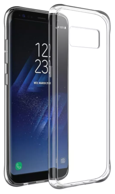 Чехол силиконовый для Samsung G955, Galaxy S8 Plus, прозрачный