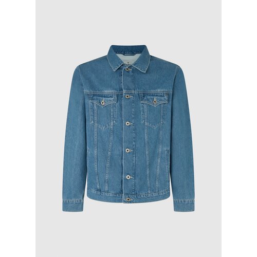 Джинсовая куртка Pepe Jeans, размер L, голубой джинсовая куртка pepe jeans размер l голубой