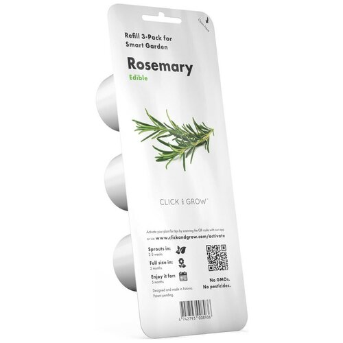 Набор картриджей для умного сада Click and Grow Refill 3-Pack Розмарин (Rosemary)