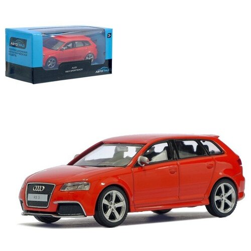 Машина металлическая AUDI RS3 SPORTBACK, 1:43, цвет чёрный