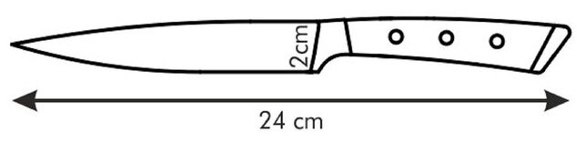 Нож Tescoma универсальный azza 13 см - фото №2