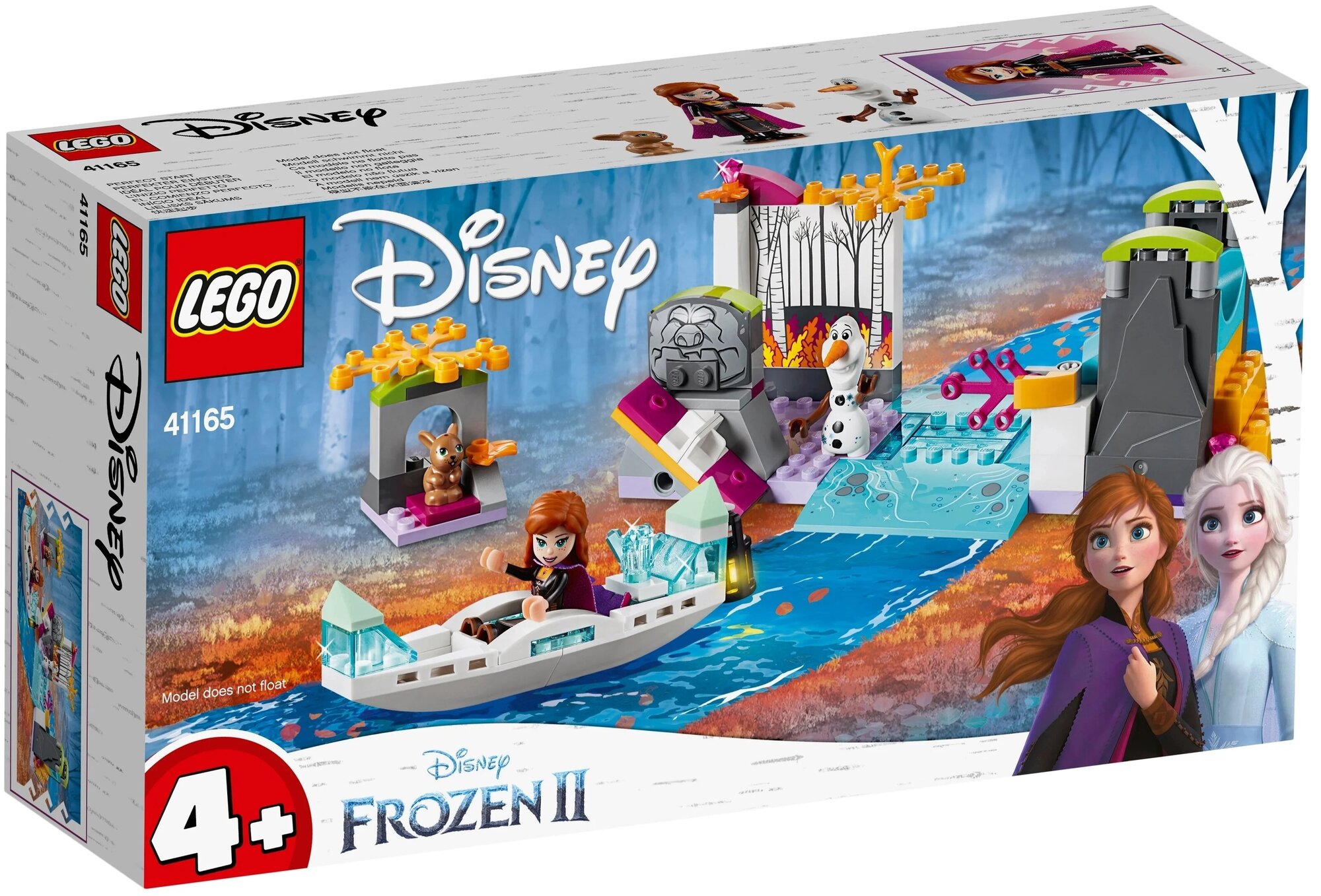 Конструктор LEGO Disney Frozen II 41165 Экспедиция Анны на каноэ, 108 дет.