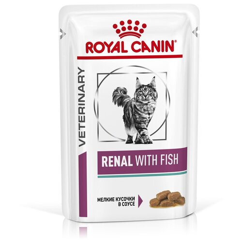 Royal Canin Renal влажный корм для взрослых кошек, при почечной недостаточности, тунец 85г х 12шт royal canin renal rf23 полнорационный сухой корм для кошек при хронической почечной недостаточности диетический 12 шт х 400 г