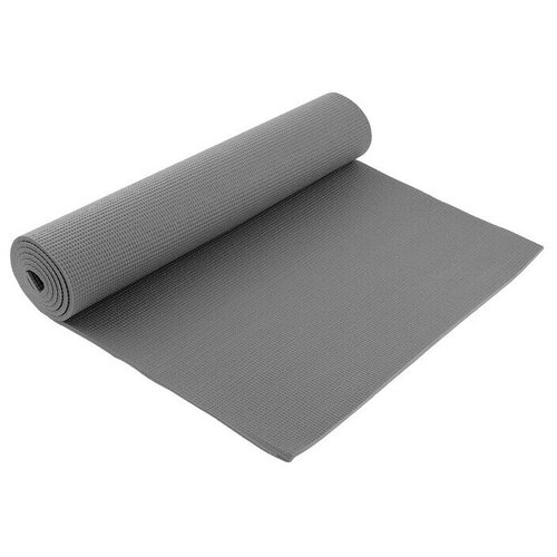Коврик для йоги 173 х 61 х 0,3 см, цвет серый