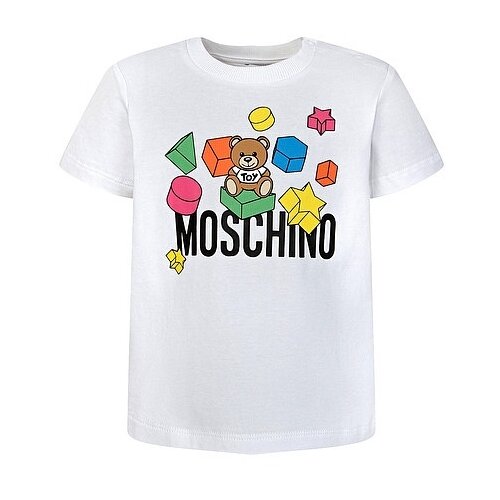 фото Футболка moschino, размер 80-86, белый
