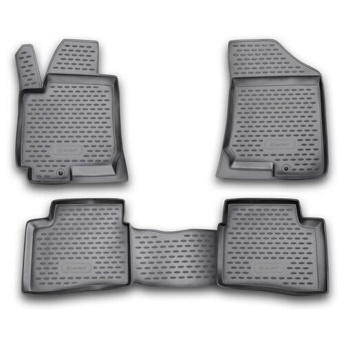 фото Коврики в салон kia pro- ceed 3d, 2008-2012, 4 шт. (полиуретан) autofamily