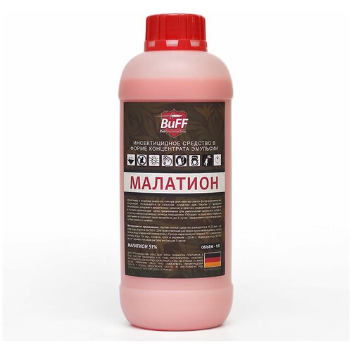 Средство BuFF Малатион от клопов тараканов и др насекомых 1 л концентрат 1535₽