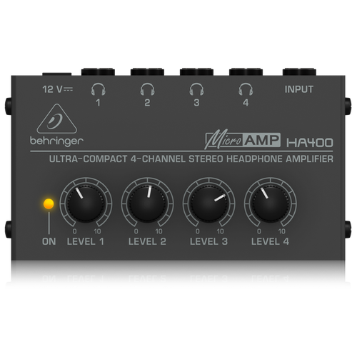 Усилитель для стереонаушников 4-канальный Behringer Microamp HA400