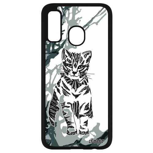 фото Модный чехол на телефон // galaxy a40 // "кот" маленький котенок, utaupia, серый