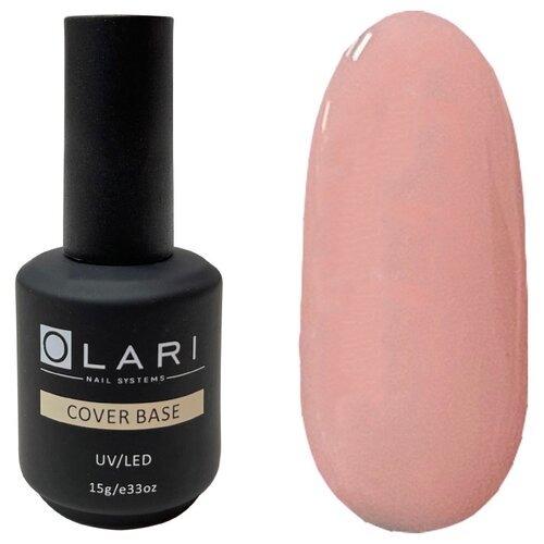 OLARI Базовое покрытие Cover Base, nude rose, 15 г olari базовое покрытие cover base romantic 15 г