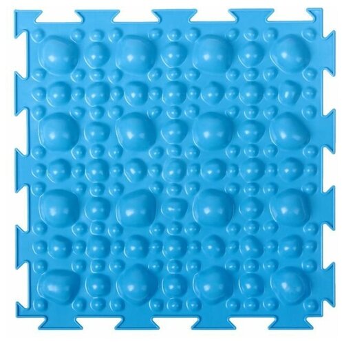 фото Массажный коврик ортодон "камни" жесткие (голубой) 1 пазл